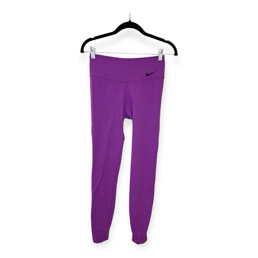 Nike Dri-FIT Purple Workout Leggings Compression Fit Gym Running Yoga Small